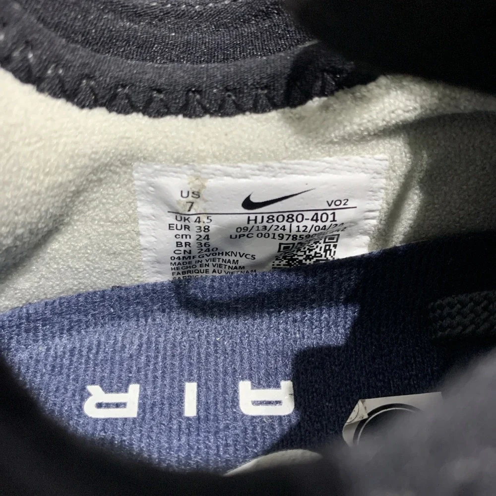 Nike Air Sunder Max Obsidian Grey Haze HJ8080 401‎ Size 7 Women Zipper Sneaker